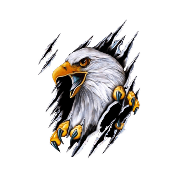 3d simulation cartoon creative personality car stickers 4qr33
