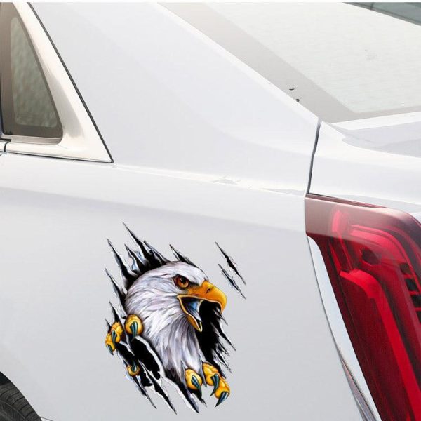 3d simulation cartoon creative personality car stickers on9yv