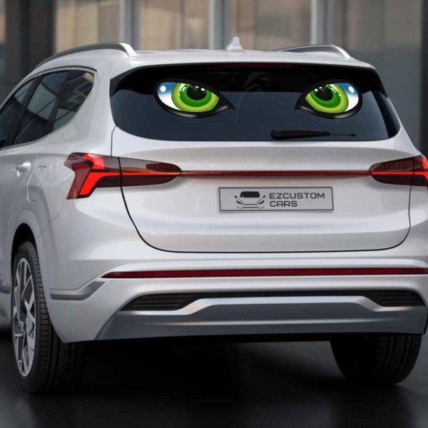 3d stereo reflective cat eyes car sticker cartoon custom car accessories v63od