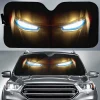Iron Man Eyes Face Car Sun Shade