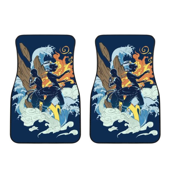 aang and katara car avatar the last airbender car floor mats anime car accessories iqiw9