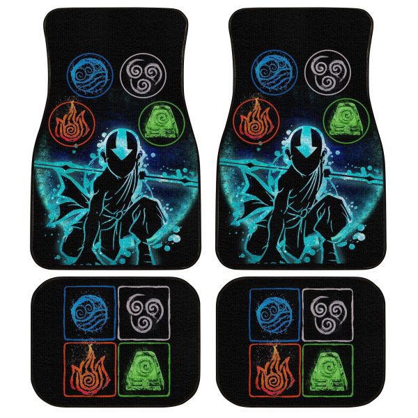 aang avatar the last airbender anime car mats fetmn