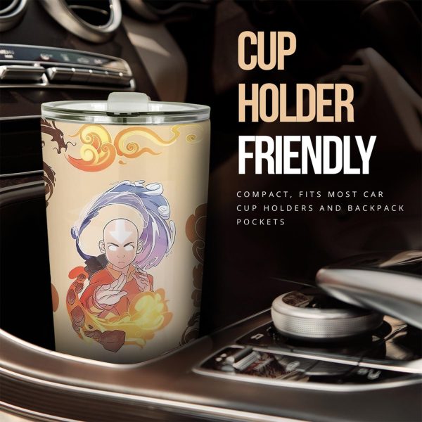 Aang Avatar: The Last Airbender Anime Custom Tumbler Cup Car Accessories