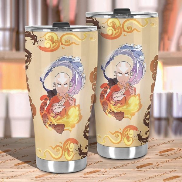 aang avatar the last airbender anime custom tumbler cup car accessories 7lu0u