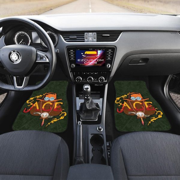 ace car floor mats custom anime one piece car accessories n8y90