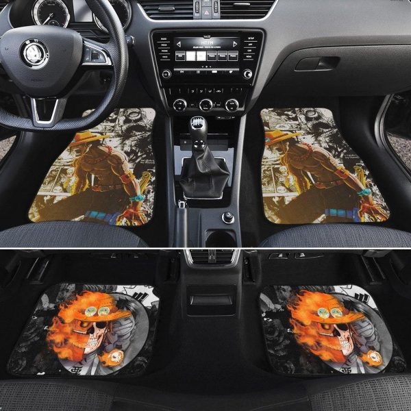 ace car floor mats one piece anime car accessories hfceg