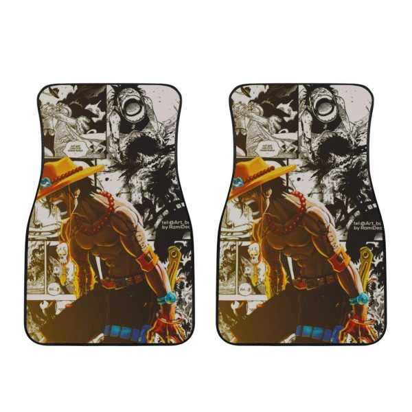 ace car floor mats one piece anime car accessories ttbpb