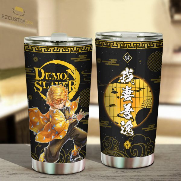 Agatsuma Zenitsu Travel Mug – Ideal Tumbler for Your Demon Slayer Collections
