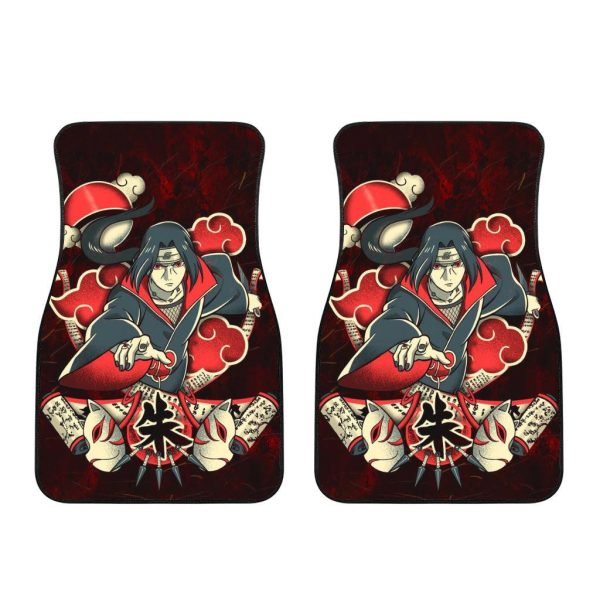 Akatsuki Anime Car Floor Mats Car Accessories Itachi Art