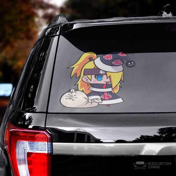 akatsuki car accessories anime car sticker deidara christmas 88u0n