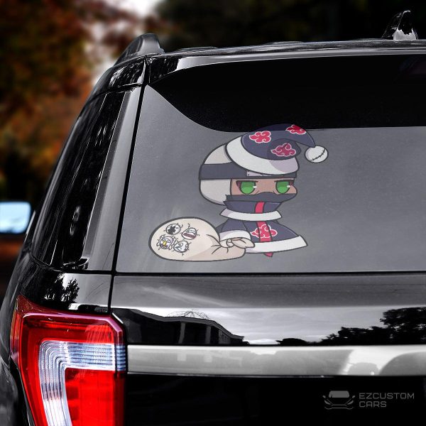 akatsuki car accessories anime car sticker kakuzu christmas pi0np