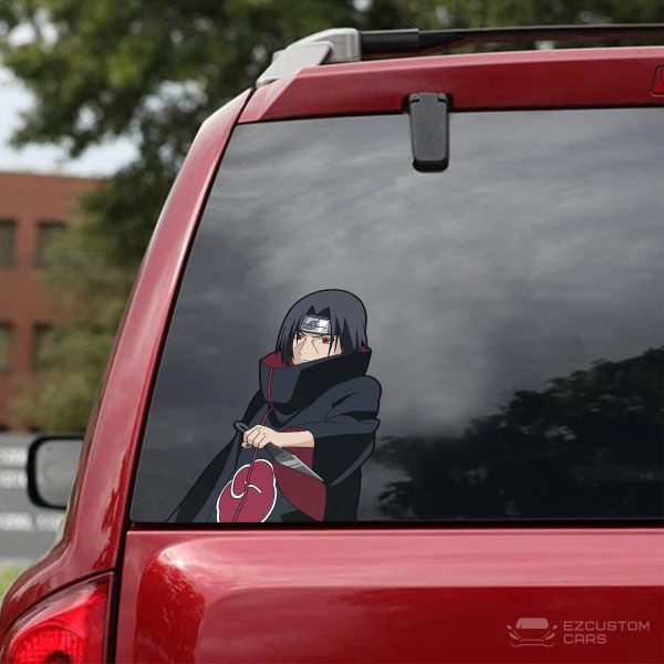akatsuki car accessories anime car sticker uchiha itachi bdeya