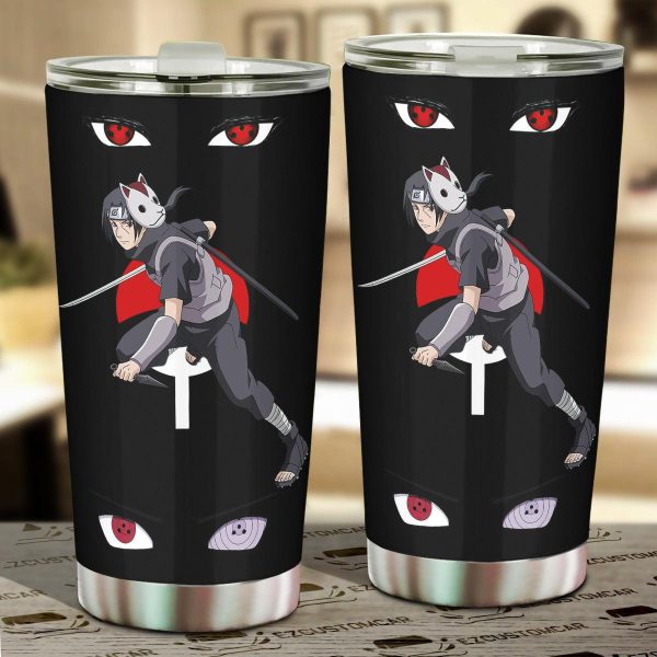 Akatsuki Car Accessories Anime Car Tumblers Cup Itachi Mangekyou Sharingans