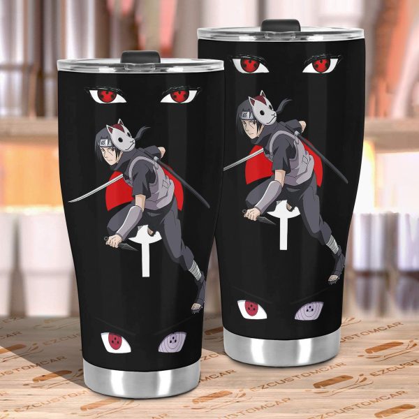 akatsuki car accessories anime car tumblers cup akatsuki itachi sharingan utf02