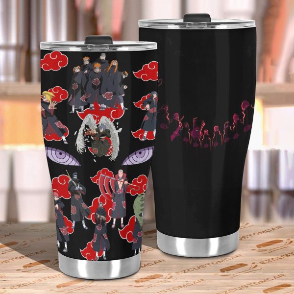akatsuki car accessories anime car tumblers cup akatsuki members kvyzi