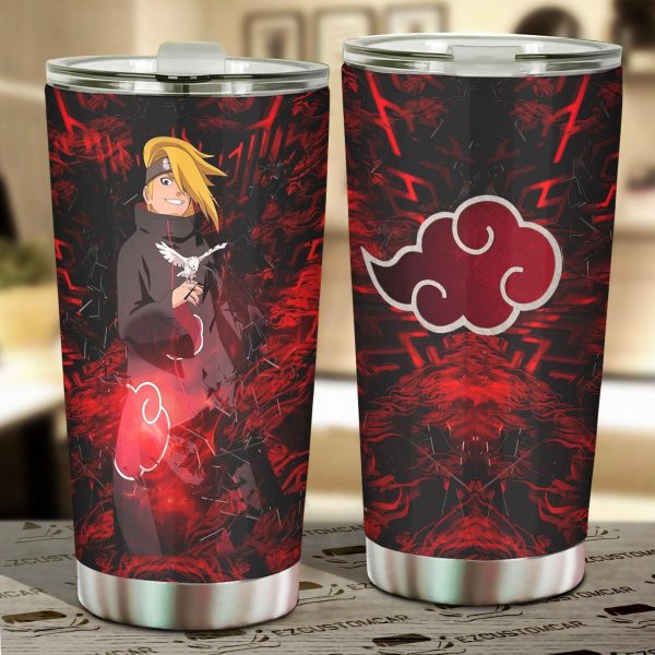 Akatsuki Deidara Car Tumblers Cup Anime Car Accessories