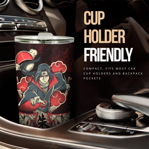 akatsuki car accessories anime car tumblers cup itachi art whzr6