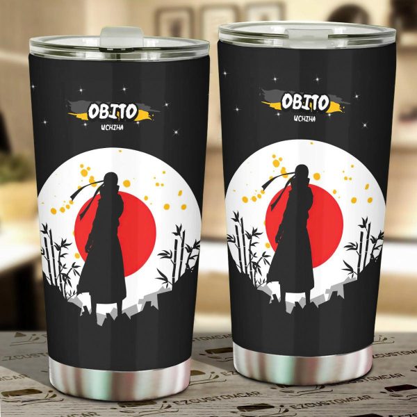 Akatsuki Obito Uchiha Car Tumblers Cup Anime Car Accessories