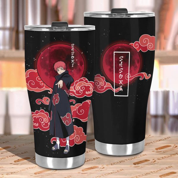 akatsuki car accessories anime car tumblers cup sasori chex0