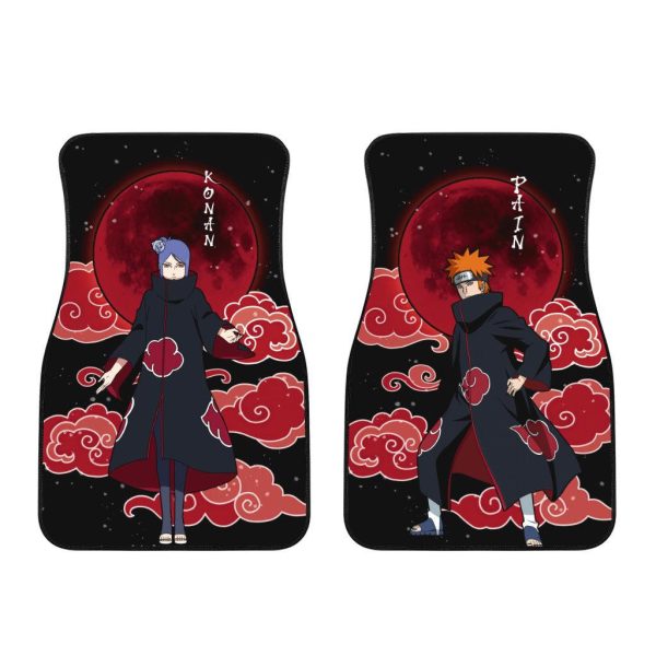 akatsuki car floor mats pain and konan dpwkp