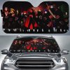 Akatsuki Car Windshield Sun Shade Naruto Car Accessories Anime Decoration