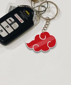 Akatsuki Cloud Keychains Custom Naruto Anime Car Accessories