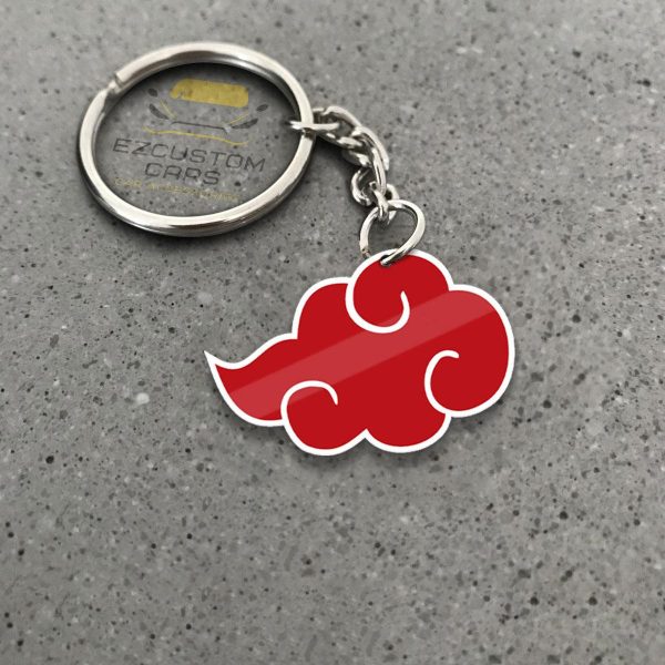 Akatsuki Cloud Keychains Custom Naruto Anime Car Accessories Akatsuki Cloud Keychains Custom Naruto Anime Car Accessories