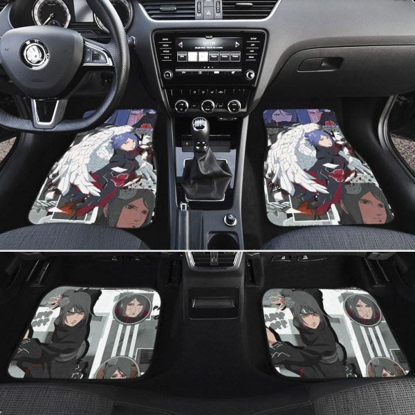 akatsuki konan car floor mats naruto anime decoration fqpsg