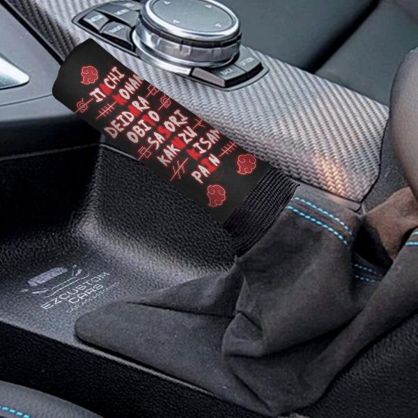 akatsuki members shift knobs car covers set custom naruto shippuden anime car accessories 3ak96