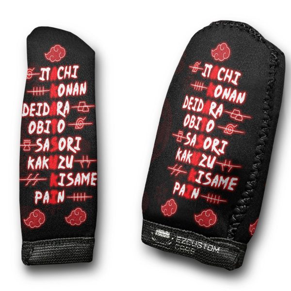 Akatsuki Members Shift Knobs Car Covers Set Custom Naruto Shippuden Anime Car Accessories