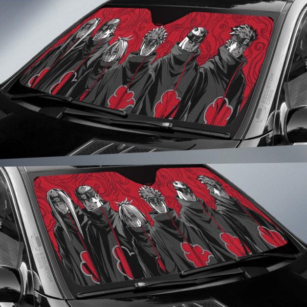 Akatsuki Naruto Anime Car Windshied Sun Shade