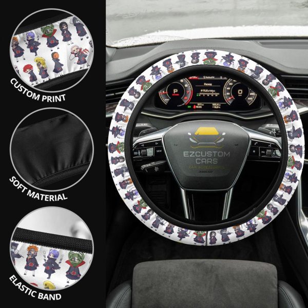 akatsuki naruto anime steering wheel cover custom naruto anime car accessories dsl0h