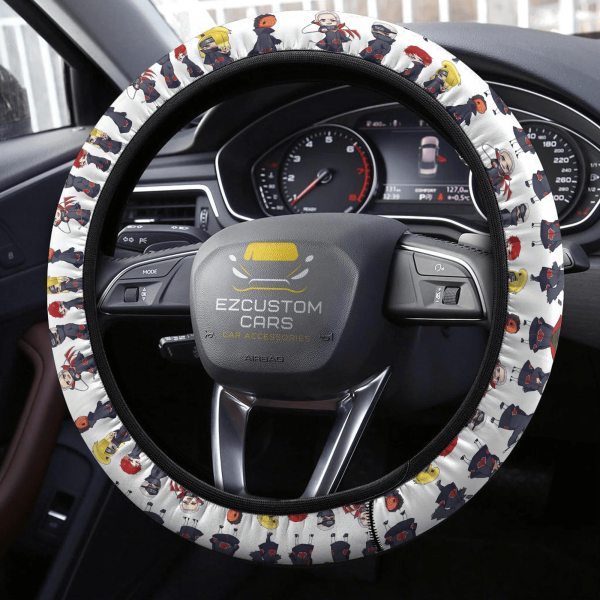 akatsuki naruto anime steering wheel cover custom naruto anime car accessories w7v3i