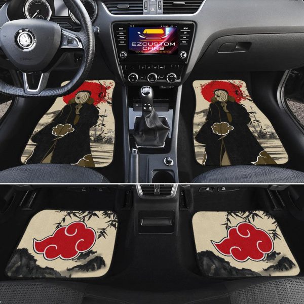 akatsuki obito uchiha car floor mats anime car accessories 2pb9v