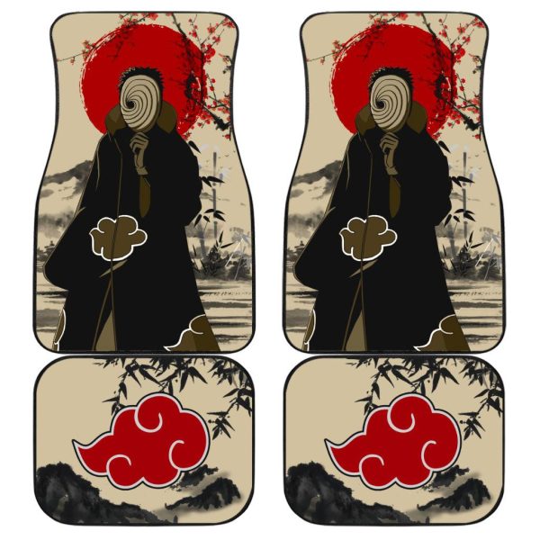 Akatsuki Obito Car Floor Mats Naruto Car Accessories Anime Decoration