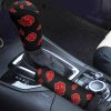 Akatsuki Pattern Shift Knobs Car Covers Set Custom Naruto Anime Car Accessories