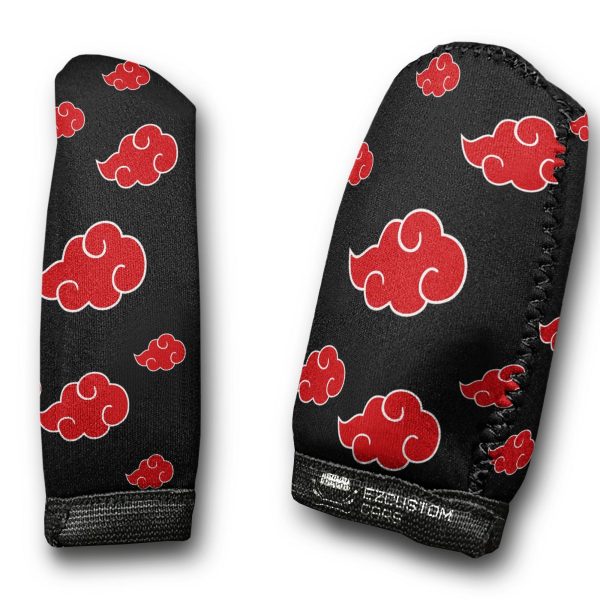 Akatsuki Pattern Shift Knobs Car Covers Set Custom Naruto Anime Car Accessories