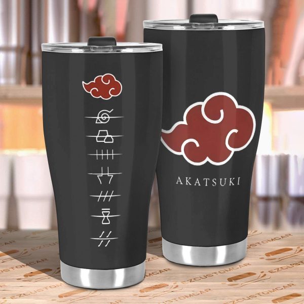 akatsuki tumbler naruto car accessories anime mug hidden villages symbol 8vogj