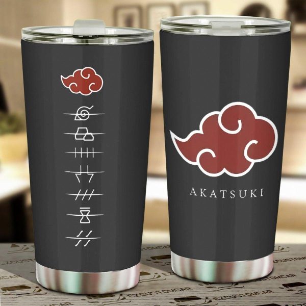 Akatsuki Tumbler Naruto Car Accessories Anime Mug Hidden Villages Symbol Akatsuki Tumbler Naruto Car Accessories Anime Mug Hidden Villages Symbol