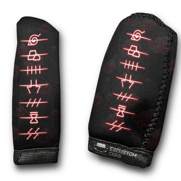 Akatsuki Village Symbols Shift Knobs Car Covers Set Custom Naruto Anime Car Accessories