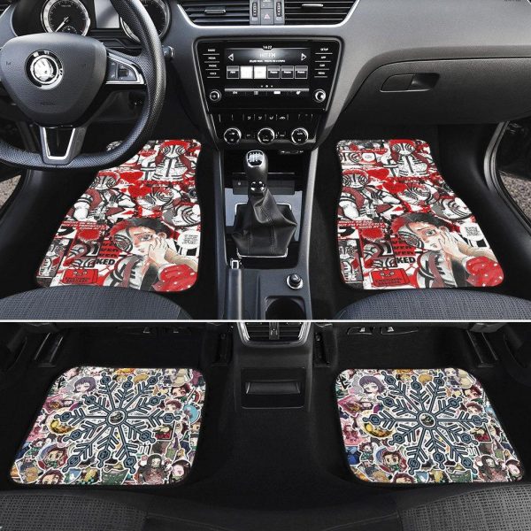 akaza car floor mats demon slayer car floor mats cszty