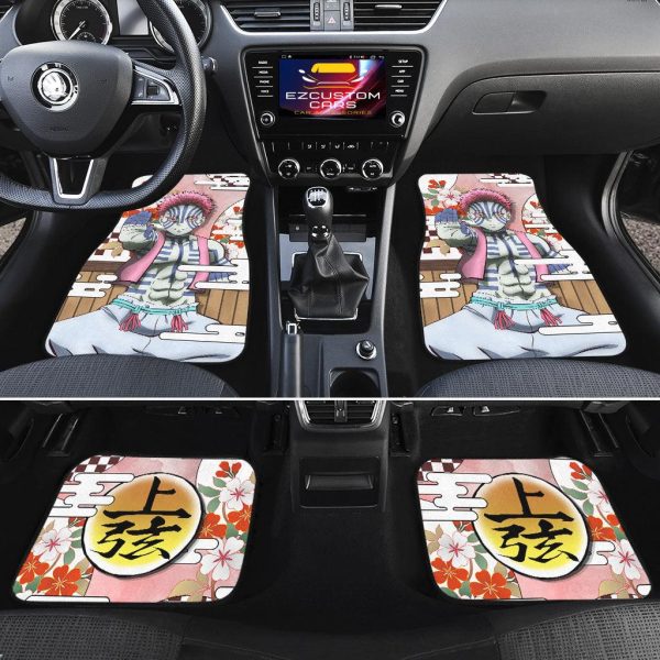 akaza demon slayer car floor mats vtxuq