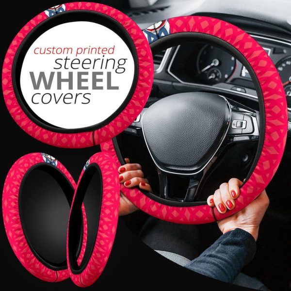 akaza demon slayers car accessorries anime steering wheel cover ka0ik