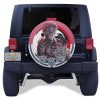 Akaza Spare Tire Cover Custom Demon Slayer Anime Car Accessories