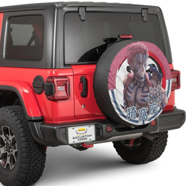 akaza spare tire cover custom demon slayer anime car accessories shi87