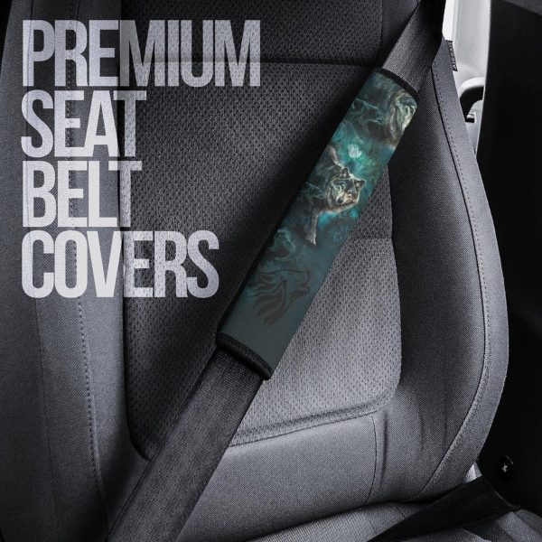 alert wolf seat belt covers custom animal car accessories qqnxj