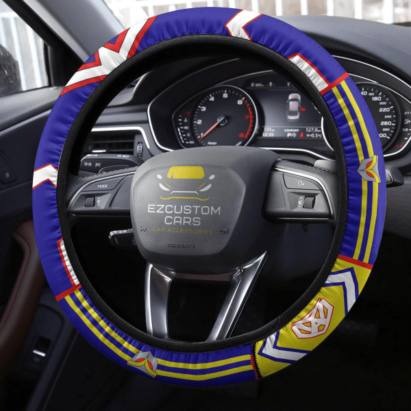 all might anime steering wheel cover custom anime my hero academia car accessories 3yayr