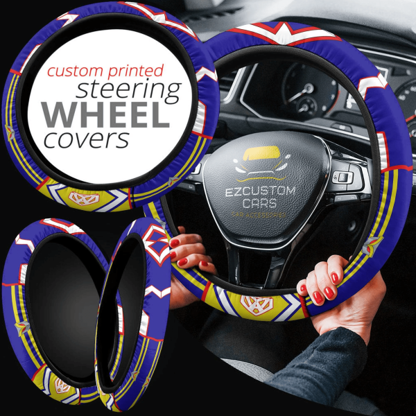 all might anime steering wheel cover custom anime my hero academia car accessories vjvhe