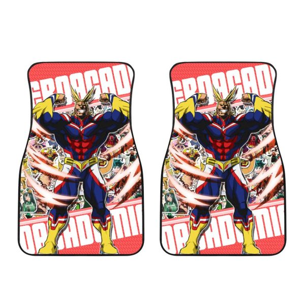all might car floor mats my hero academia anime car accessories eaou1