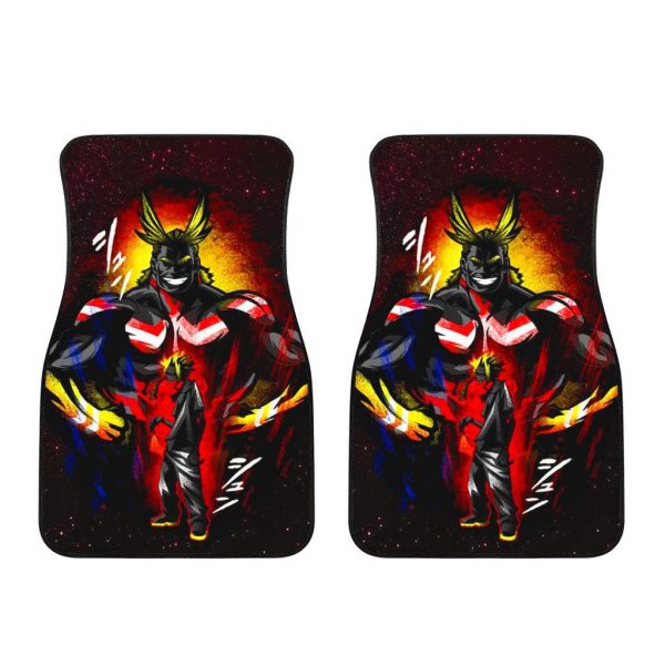 all might car floor mats my hero academia anime car accessories iq2ae